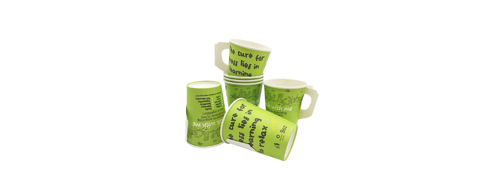 Customized eco-friendly paper cups wholesale