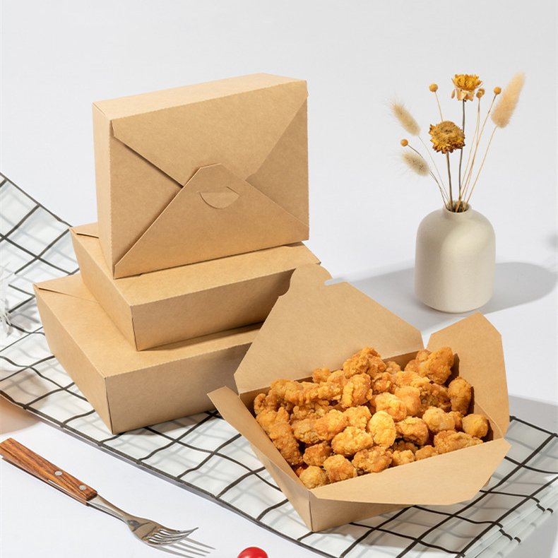 1 Kraft Paper Food Box