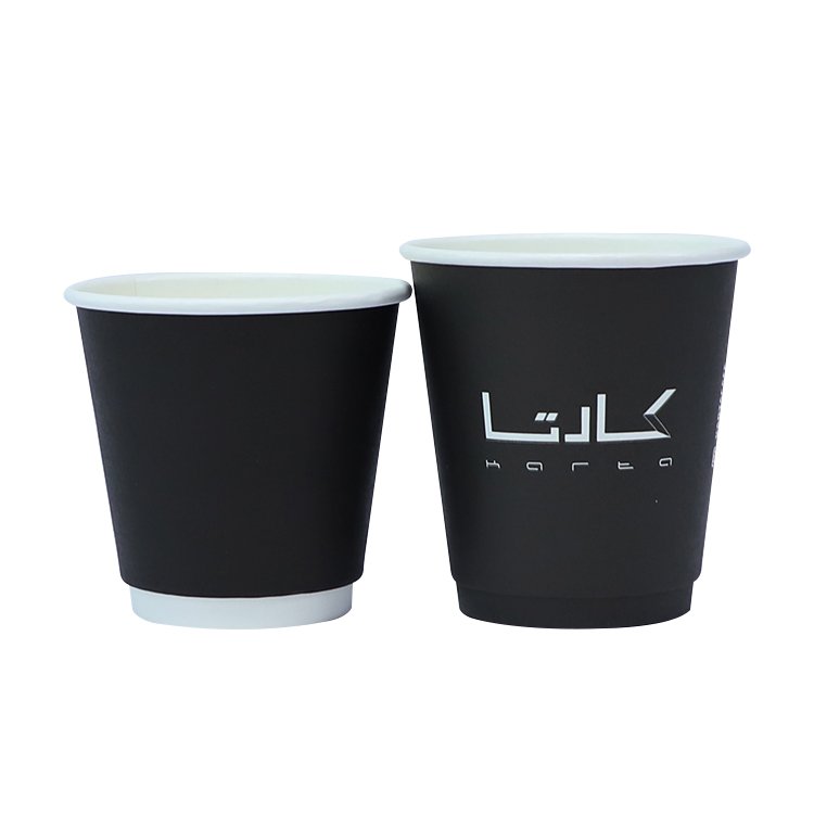 10 8oz.(90mm) Double-Wall Paper Cup