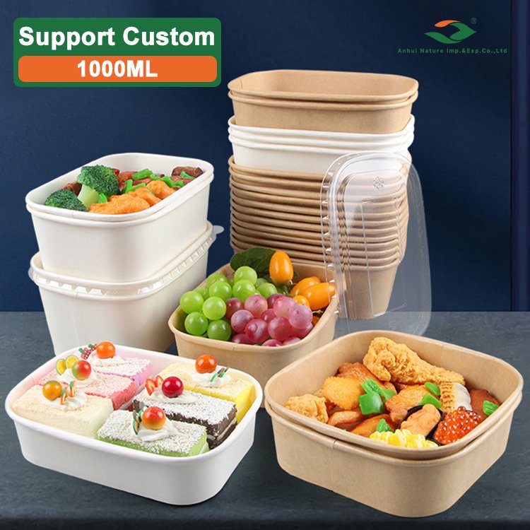 1000ML Rectangle Salad Bowl