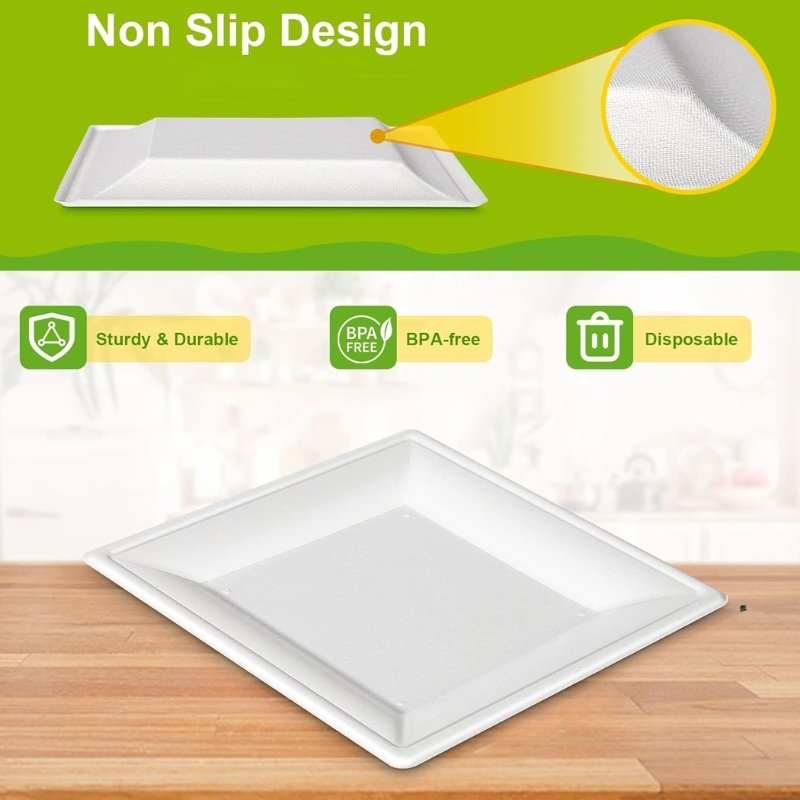 19 Square Paper Plate (218*218*20mm)