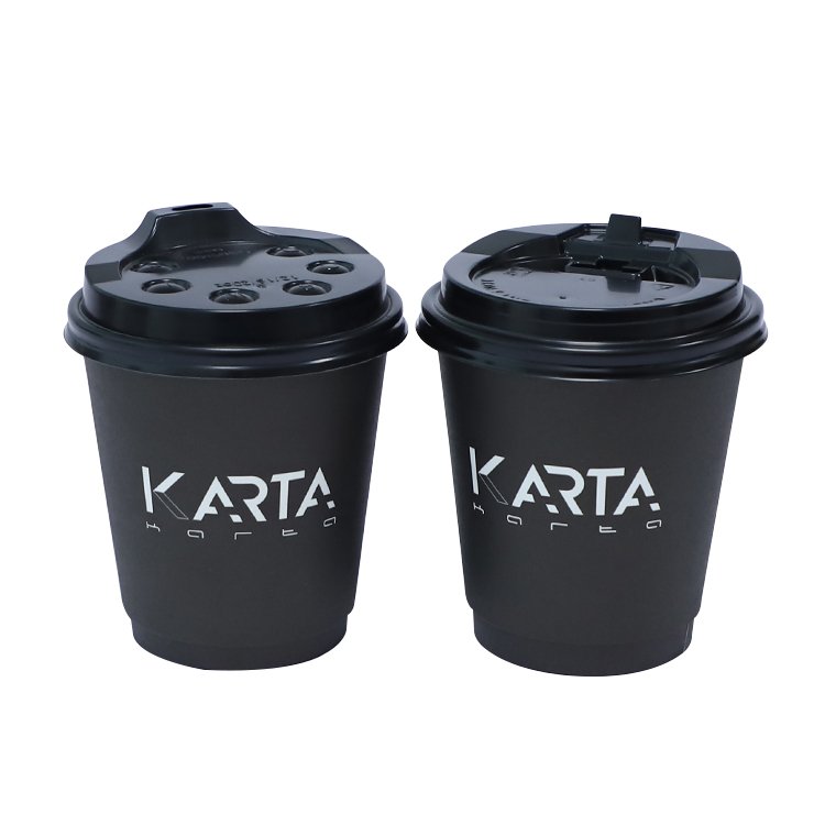 19 8oz.(90mm) Double-Wall Paper Cup