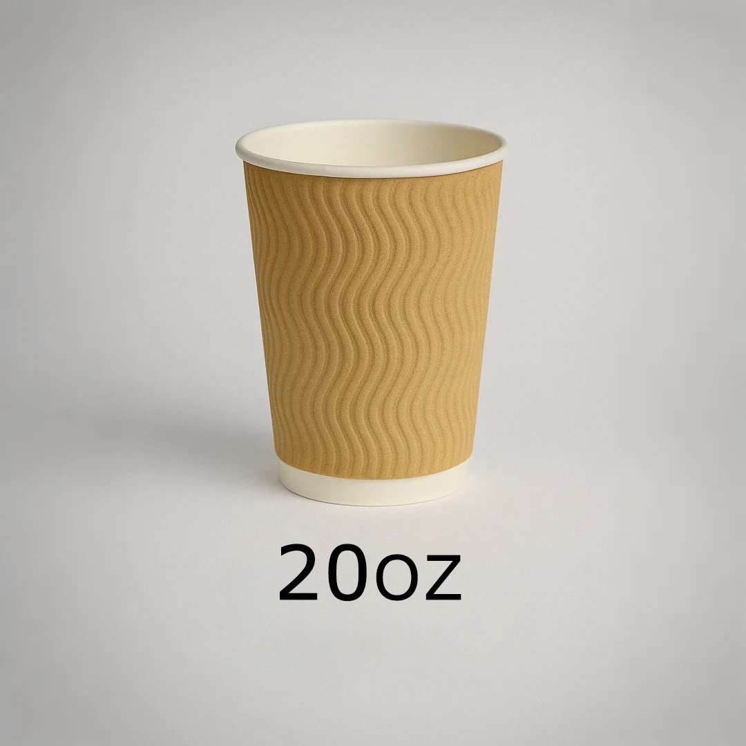 20OZ瓦楞杯 20oz. Ripple-Wall Paper Cup