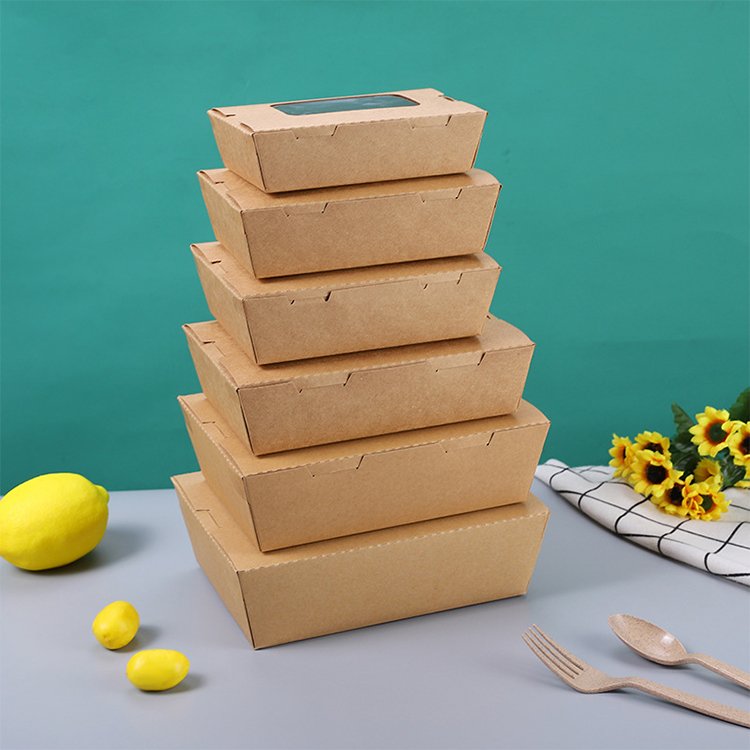23 Kraft Paper Food Box With Window