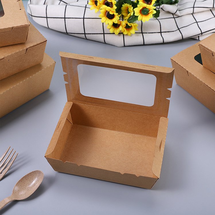 26 Kraft Paper Food Box With Window