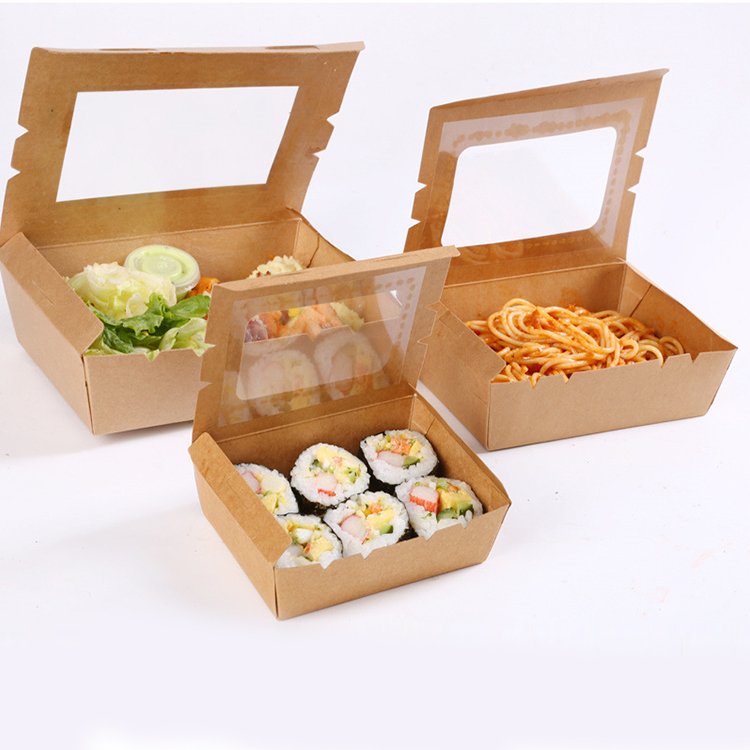 31 Kraft Paper Food Box With Window