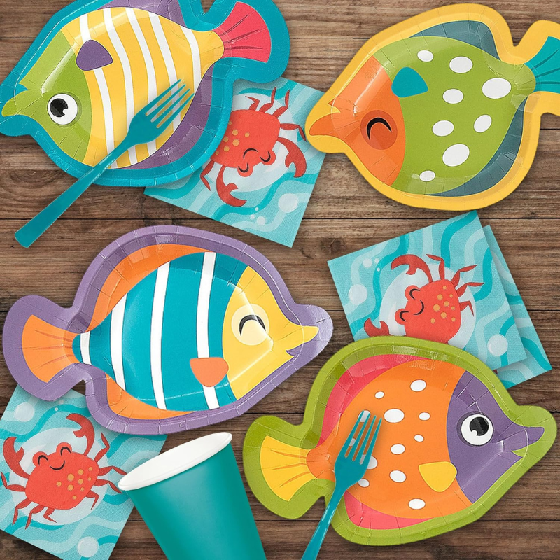 31 Special Shaped Paper Plate (Fish-Shaped Paper Plate)