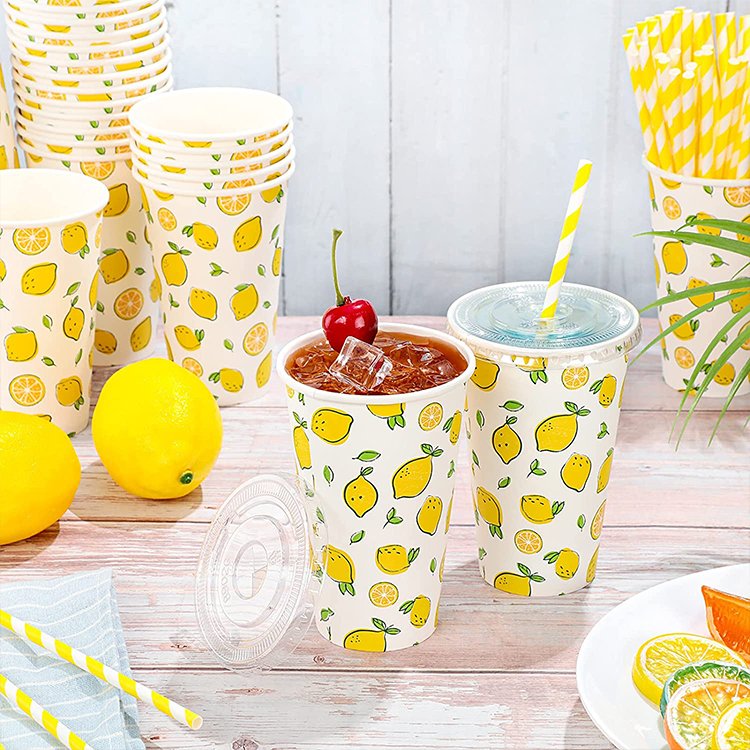 46 20OZ Cold-Drinking Paper Cup