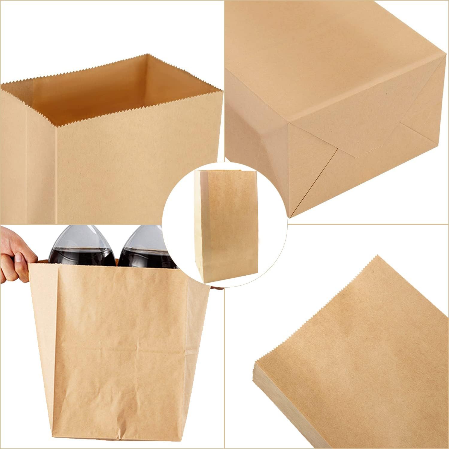 615gXdsPzAL Square Bottom Paper Bag (21.5*12*7cm)