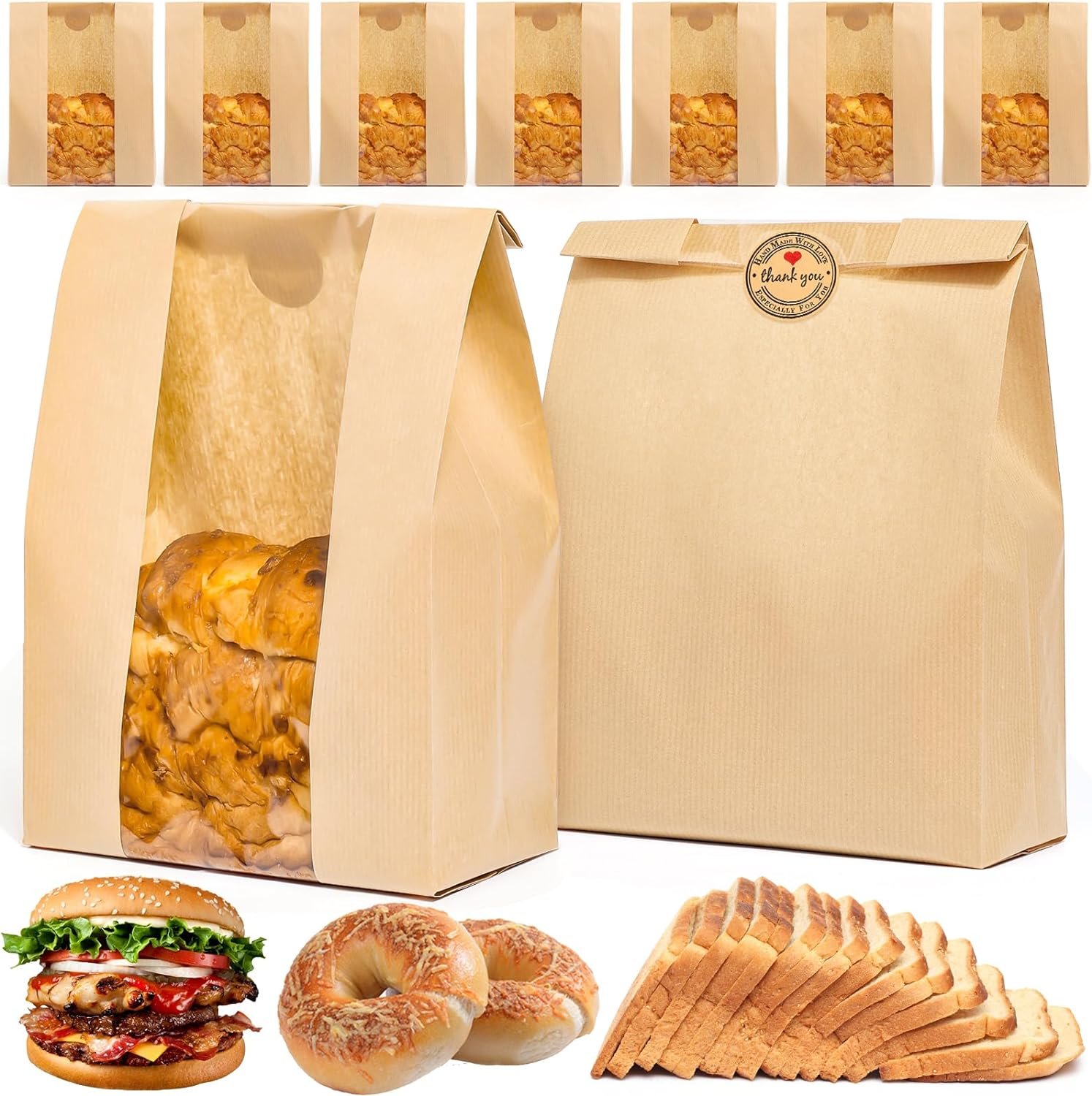 Eight-Sided Sealed Paper Bag