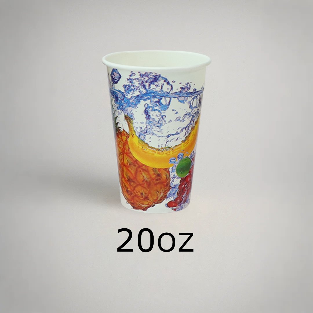 冷饮杯20OZ 20OZ Cold-Drinking Paper Cup