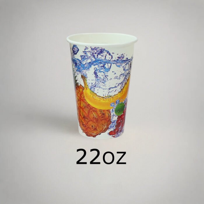 冷饮杯22OZ 22OZ Cold-Drinking Paper Cup