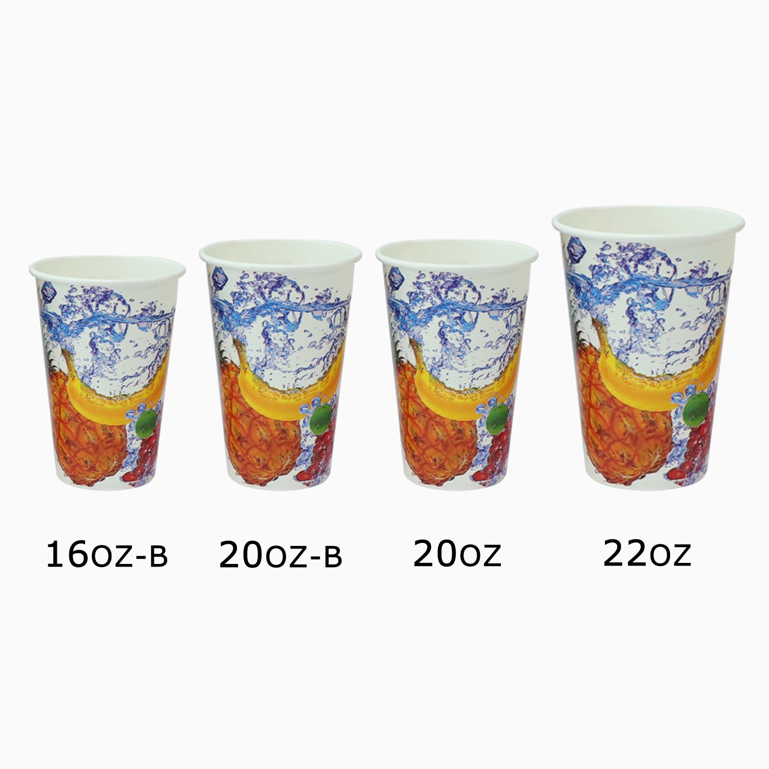冷饮杯4种尺寸 20OZ Cold-Drinking Paper Cup