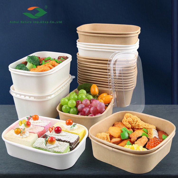 新 1000ML Rectangle Salad Bowl