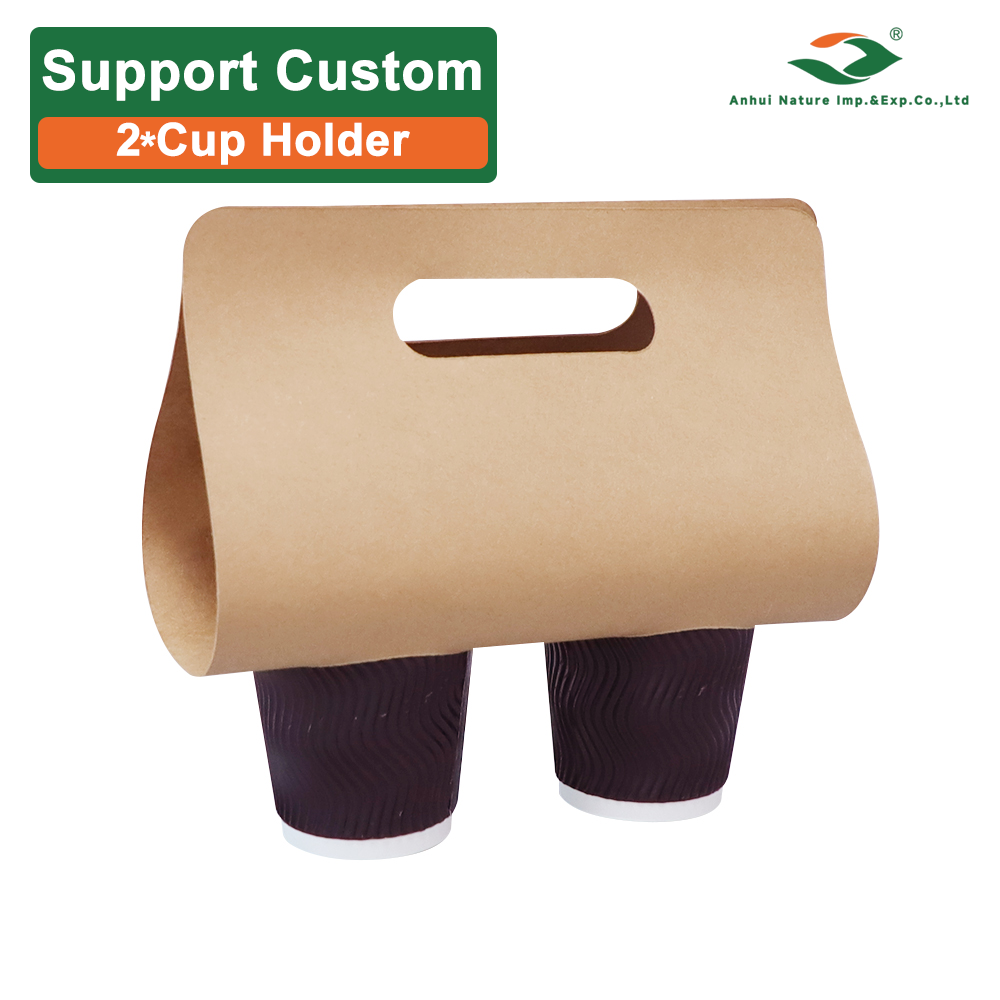 Handle Paper Cup Holder (2*Cup Holder)