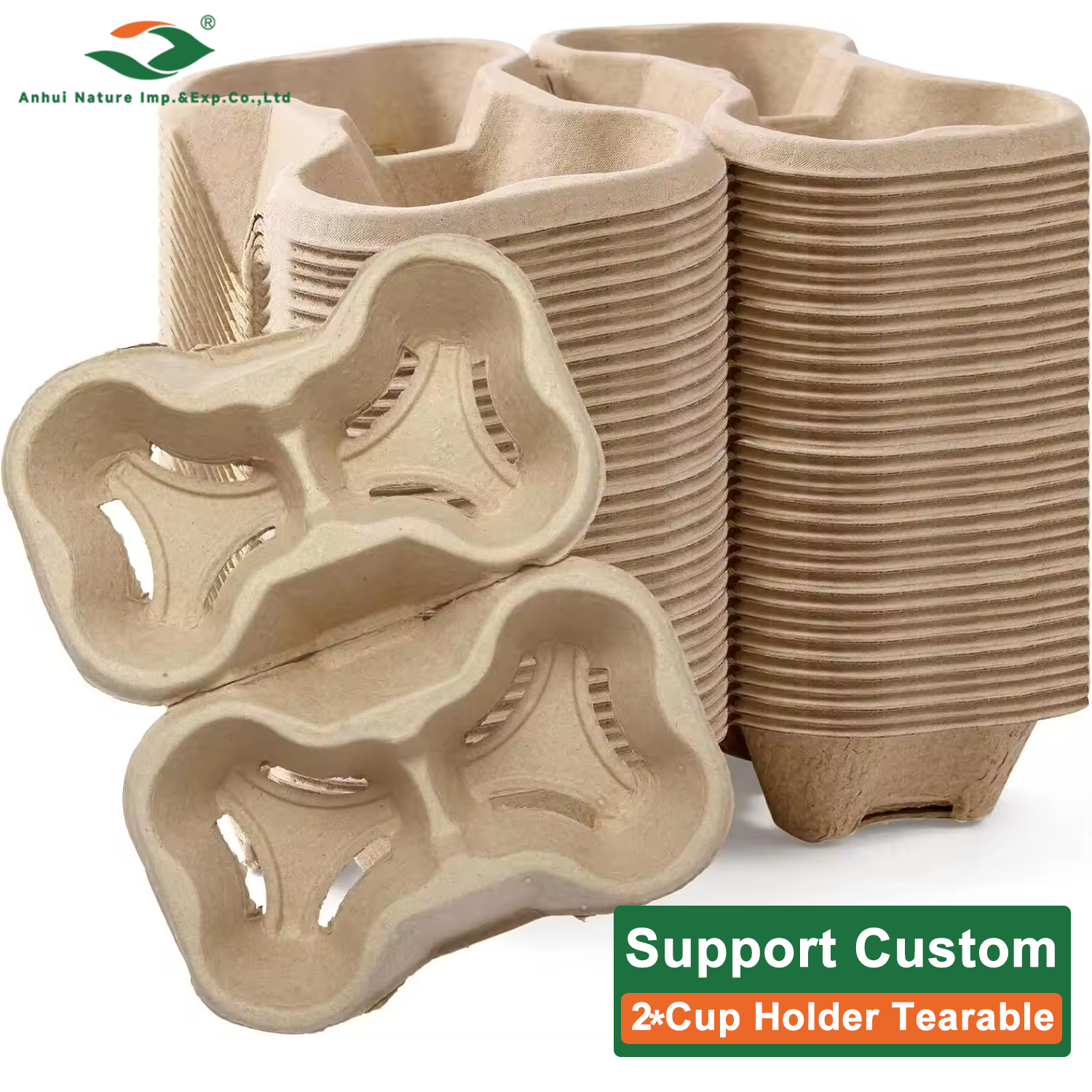 Paper Cup Holder (2*Cup Holder Tearable)