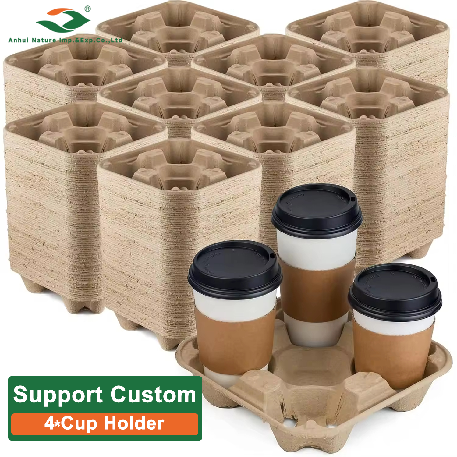 Paper Cup Holder (4*Cup Holder)
